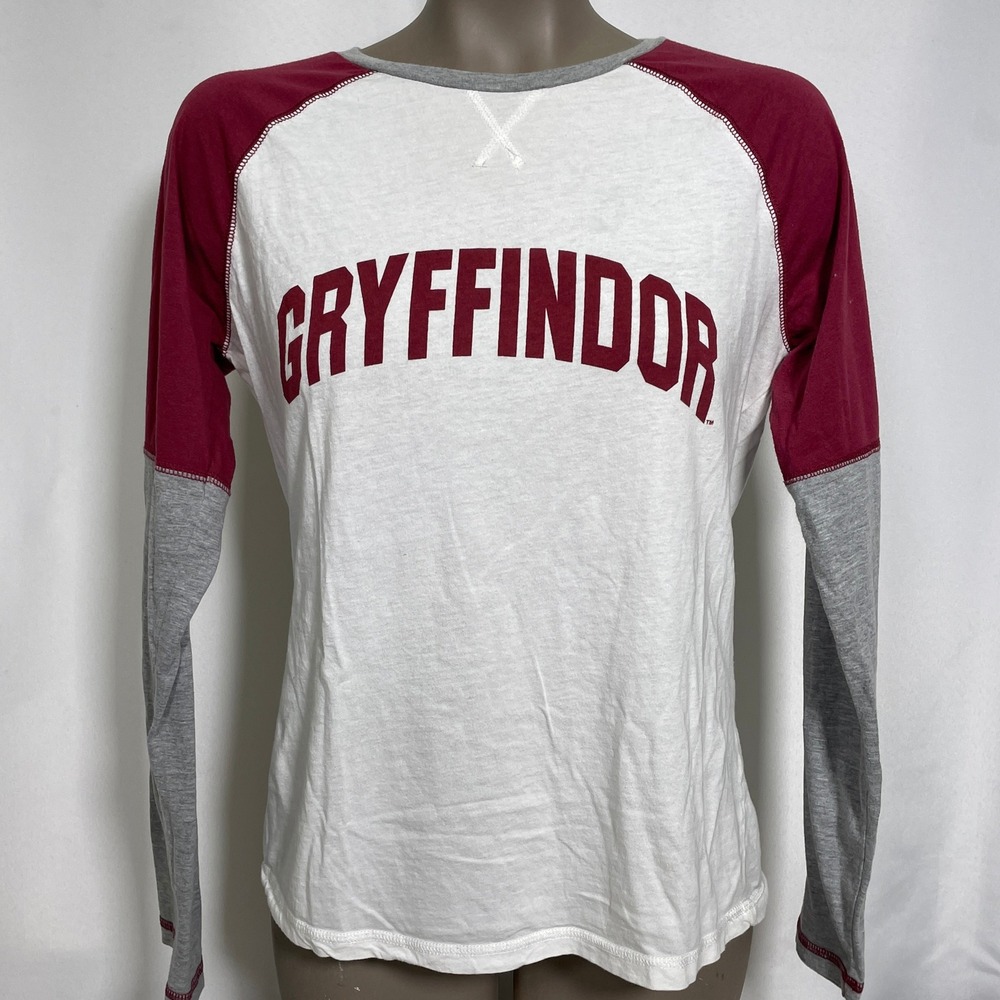 Harry Potter Gryffindor Warner Bros Studio Tour London Raglan Shirt Womens LARGE